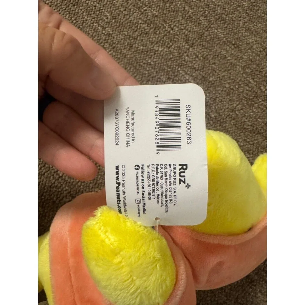 2025 Easter Peanuts Woodstock Wit Carrot Hoodie Plush 11.5 In NWT CVS Exclusive